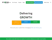 Tablet Screenshot of evolvedigitallabs.com